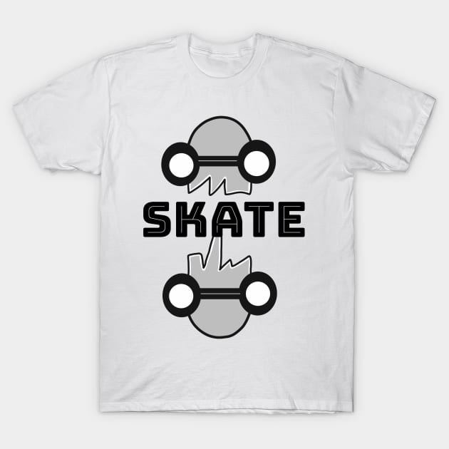 Skateboarding design T-Shirt by Asafee's store